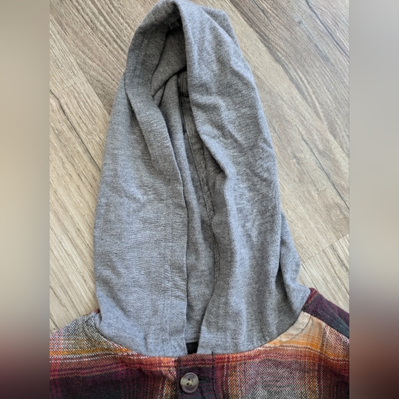 Art Class by Target Boys Hooded Button-Up Flannel Long Sleeve Shirt - Picture 5 of 9